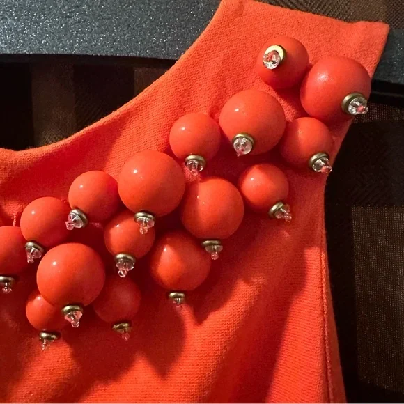 Diane von‎ Furstenberg CeeCee Enamel Beading Mini Dress Size 6 - Picture 4 of 8